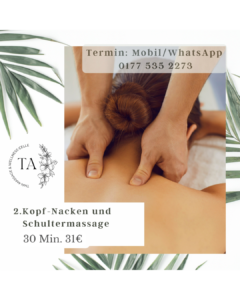 2.Kopf-Nacken und Schultermassage